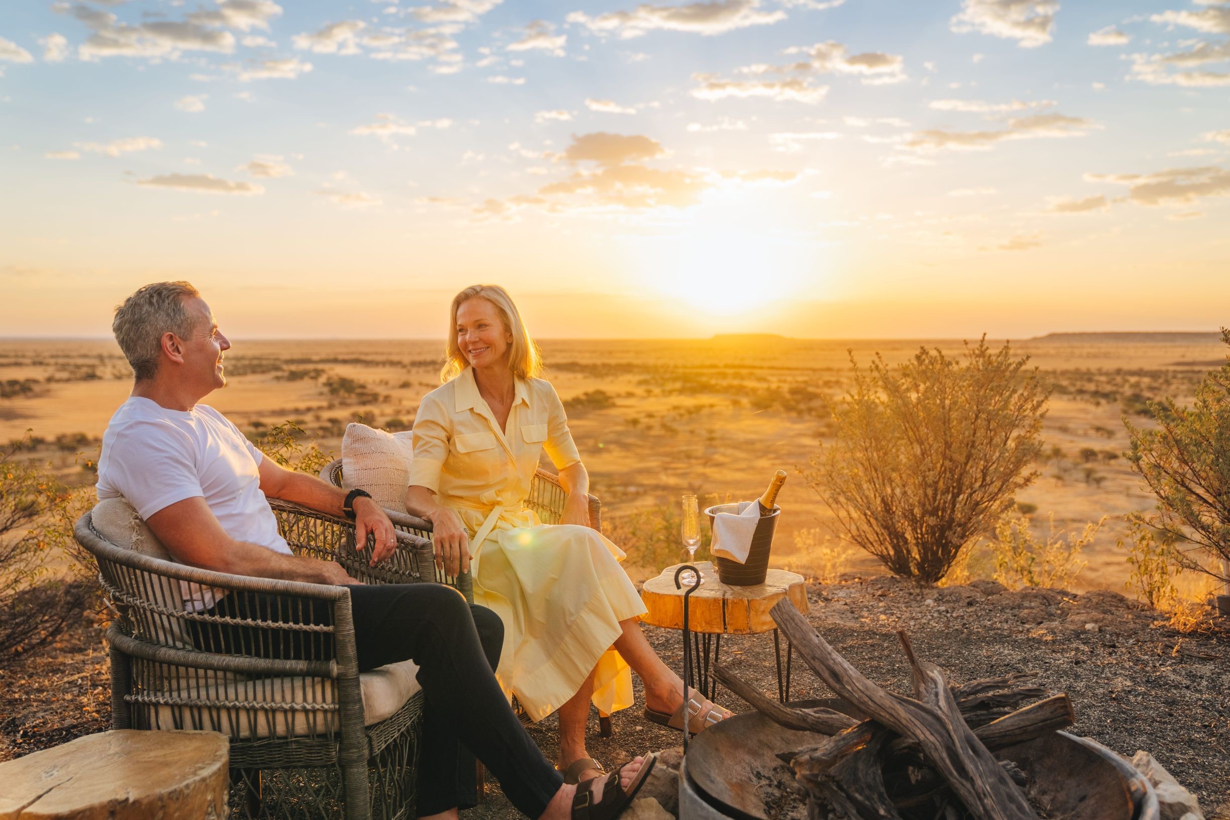Travel — safari sunset